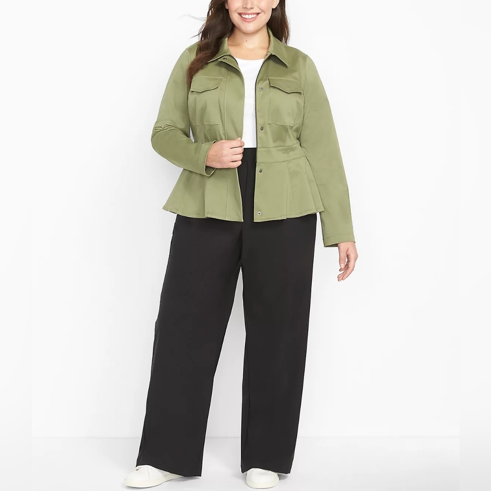 Lane Bryant On-The-Go Wide Leg Pant